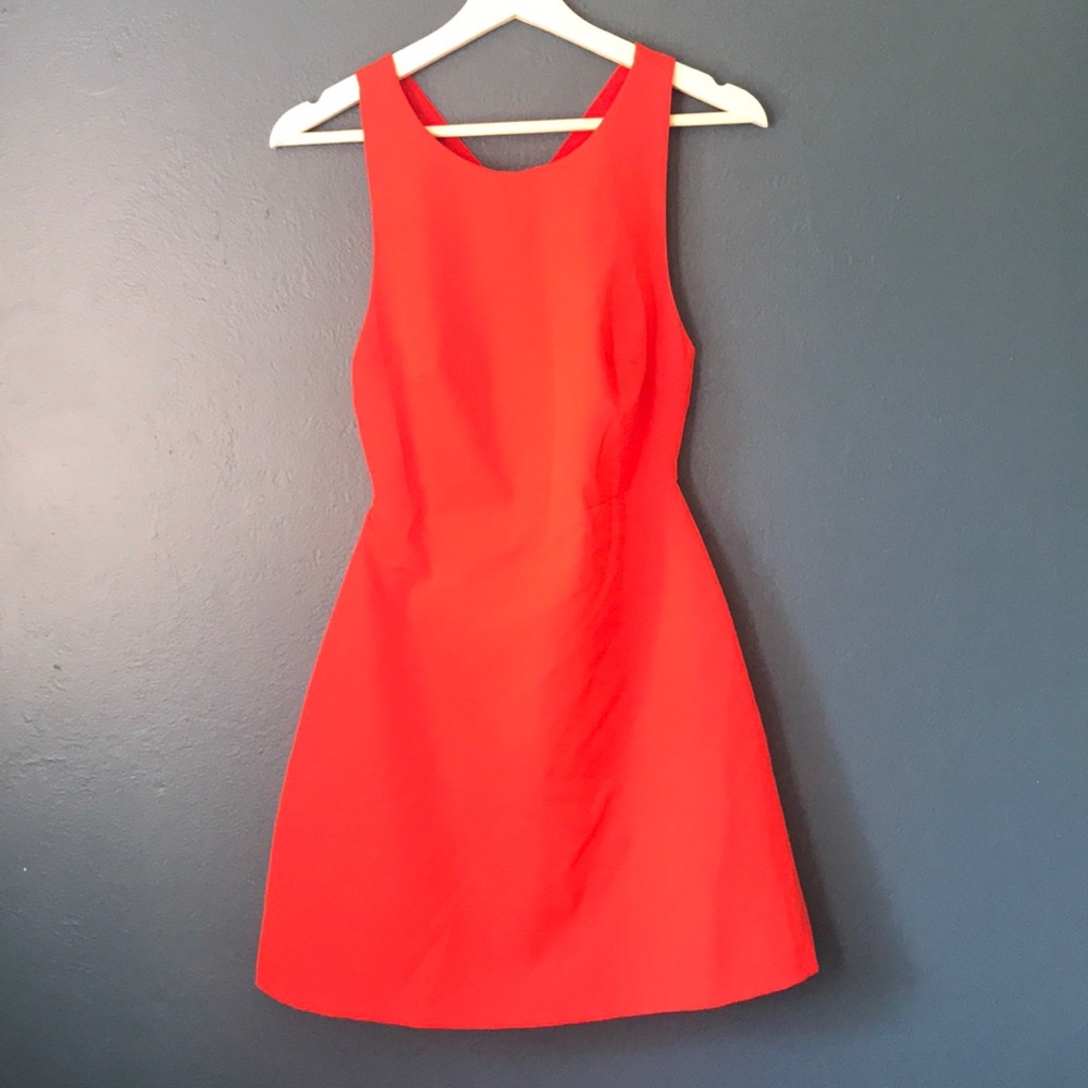 Zara red mini dress